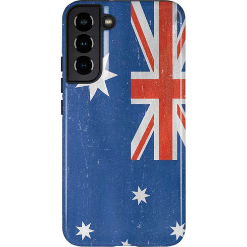 Australia Flag Distressed Galaxy S22 Plus Pro Case